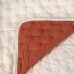 Lovatiesė (antklodė) Rusvai gelsva Tamsiai raudona 180 x 260 cm