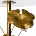 Βοηθητικό Τραπέζι 50 x 50 x 64 cm Κρυστάλλινο Χρυσό Μέταλλο