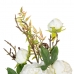Fleurs décoratives 65 x 30 x 18 cm Blanc Pivoine