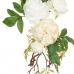 Decorative Flowers 65 x 30 x 18 cm Bílý Pivoňka