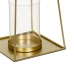 Žvakidė Stiklas Auksinis Metalinis 23 x 23 x 56 cm