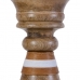 Κηροπήγιο Καφέ Ξύλο από Μάνγκο 12 x 12 x 23 cm