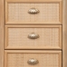 Chest of drawers SAPHIRA 44 x 35 x 100 cm Natural DMF