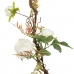 Decorative Flowers 100 x 27 x 20 cm Bílý Pivoňka
