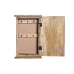 Skříň na klíč DKD Home Decor Kaštanová Tmavě hnědá mangové dřevo 18 x 7,5 x 28 cm