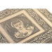 Kutija za nakit DKD Home Decor 27,5 x 20 x 5,4 cm Šampanjac Bež Drvo Aluminij
