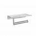 Βάση για το Χαρτί Υγείας DKD Home Decor 18 x 9,7 x 7,5 cm Ασημί Ανοξείδωτο ατσάλι