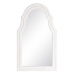 Oglindă de perete 63 x 3 x 110 cm Alb Lemn de brad