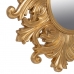 Espejo de pared 114 x 4,5 x 114 cm Cristal Dorado Madera