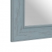 Nástenné zrkadlo 66 x 2 x 86 cm Modrá Drevo