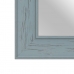Nástěnné zrcadlo 66 x 2 x 86 cm Modrý Dřevo