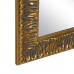 Nástenné zrkadlo 64 x 3 x 84 cm Zlatá DMF