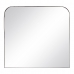 Sienas spogulis Melns Metāls Stikls 75 x 2 x 70 cm