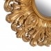 Espejo de pared 108 x 3,5 x 108 cm Cristal Dorado Madera