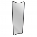 Espelho de parede 68 x 2,5 x 147 cm Preto Metal