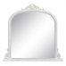 Espejo de pared 103 x 5 x 108 cm Cristal Madera Blanco