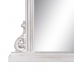 Specchio da parete 103 x 5 x 108 cm Cristallo Legno Bianco