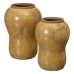 Vase 17,5 x 17,5 x 25 cm Keramik Sennep