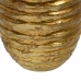 Váza 24 x 24 x 60 cm Keramický Zlatá