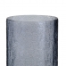 Vase 17 x 17 x 47 cm Krystal Grå Metal Sølv