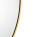 Τοίχο καθρέφτη 40 x 2,8 x 40 cm Κρυστάλλινο Χρυσό Αλουμίνιο