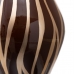 Vāze Zebra Keramika Bronza Brūns 23 x 23 x 43 cm