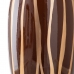 Vase 20 x 20 x 58,5 cm Zebra Ceramic Golden Brown