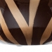 Vāze 27 x 27 x 23 cm Zebra Keramika Bronza Brūns