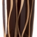 Vase Zebra Keramik Gylden Brun 18 x 18 x 48 cm