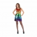Costume for Adults My Other Me Rainbow Dress