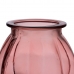 Vaza Rožinė perdirbtas stiklas 18 x 18 x 16 cm