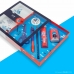 Σετ Χαρτικών Milan Edition Box  6 Τεμάχια Μπλε Κόκκινο