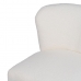 atzveltnes krēsls 66 x 65 x 72 cm Sintētiska Auduma Metāls Balts