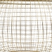 Sofabord 74 x 74 x 44 cm Krystal Jern