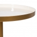 Side table 40 x 40 x 85 cm Golden White Iron