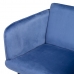 Πολυθρόνα Συνθετικό Ύφασμα Μπλε Μέταλλο