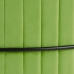 Puff 80 x 80 x 46 cm Tkanina syntetyczna Metal Kolor Zielony