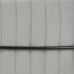 Pouf 80 x 80 x 46 cm Tissu Synthétique Gris Métal