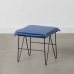 Tumba, istepadi Sünteetiline Kangas Sinine Metall 40 x 40 x 35 cm
