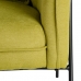 Fotel 76,5 x 70 x 74 cm Tkanina syntetyczna Metal Kolor Zielony