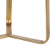 Postranný stolík 53,5 x 53,5 x 59 cm Sklo Zlatá Kov
