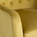 Armchair 75 x 83 x 103 cm Synthetic Fabric Wood Mustard