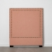 Табла за легло 100 x 8 x 120 cm Синтетичен плат Розов Дървен
