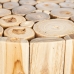 Postranní stolek Přírodní Dřevo 50 x 50 x 55 cm