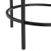 Postranní stolek Sklo Černý Kov 40 x 40 x 65 cm