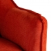 Naslanjač 76,5 x 70 x 74 cm Sintetična Tkanina Kovina Oranžna