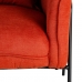 Armchair 76,5 x 70 x 74 cm Synthetic Fabric Metal Orange
