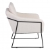 Кресло 69 x 80 x 79 cm Синтетическая ткань Бежевый Металл