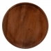 Postranný stolík 40 x 40 x 44,5 cm Gaštanová Mangové drevo