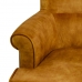 Fotel 77 x 64 x 88 cm Tkanina syntetyczna Drewno Ochra